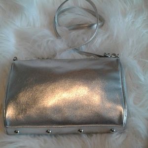 Classic silver shoulder bag